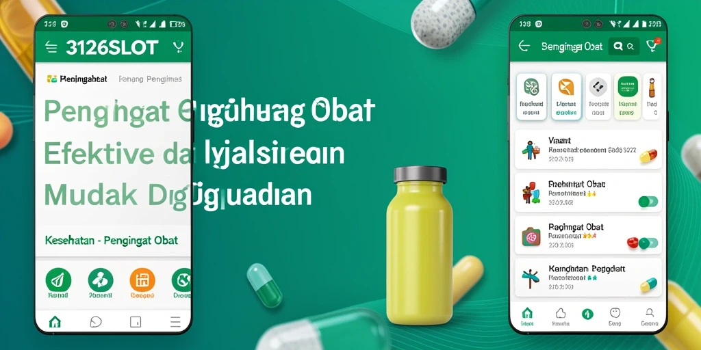Tampilan antarmuka aplikasi Pengingat Obat yang sederhana dan efektif.