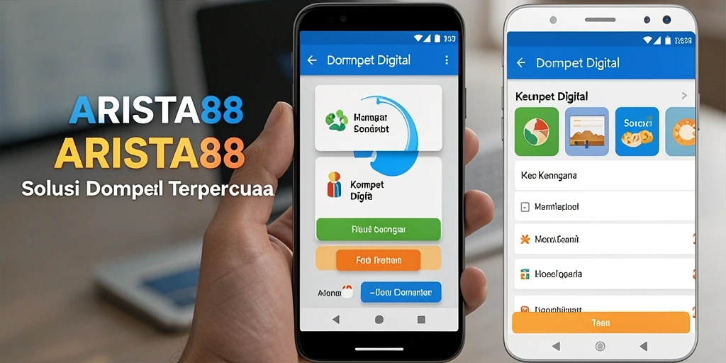 Tampilan antarmuka utama ARISTA88 yang user-friendly.